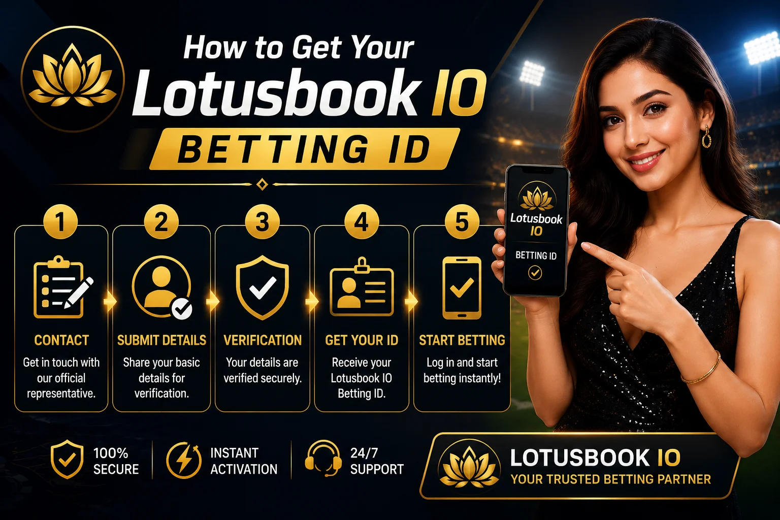 How to Get Your Lotusbook IO Betting ID
